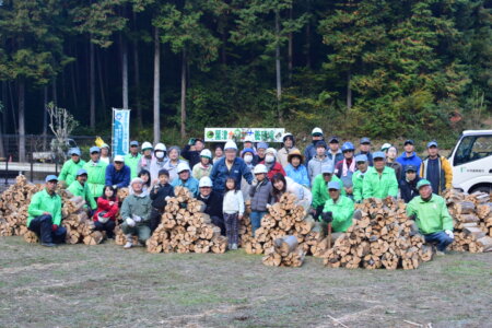 ひちそうの森とつながる薪づくりイベント